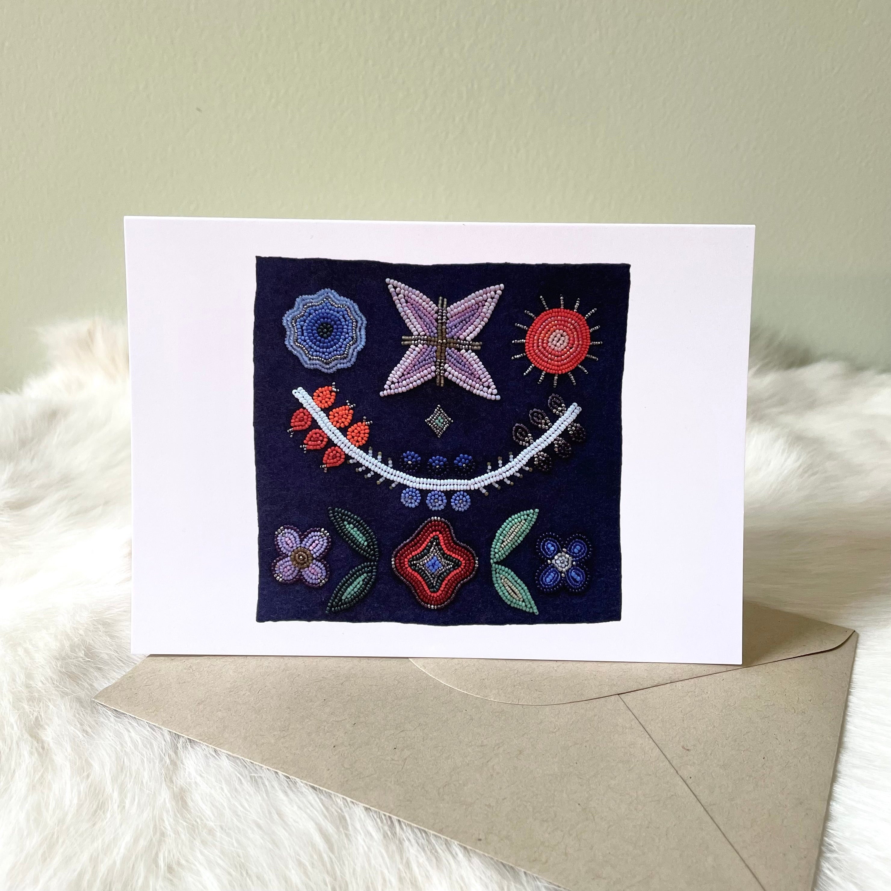 Snow Moon — Individual greeting card